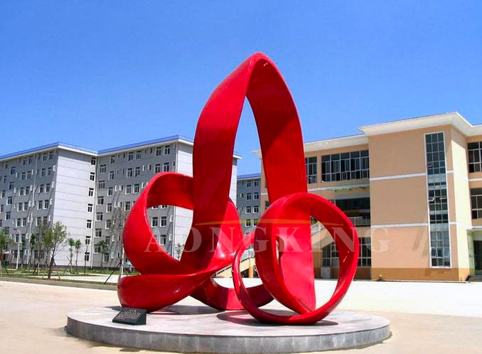 stainless steel Educational Institution Sculpture