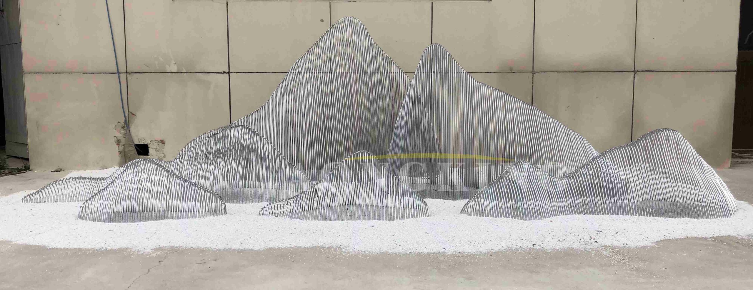 stainless steel wire mesh outdoor sculpture (3)