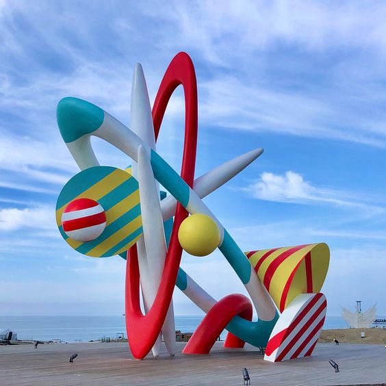 Aesthetics of Color in Stainless Steel Sculpture - love in the wild