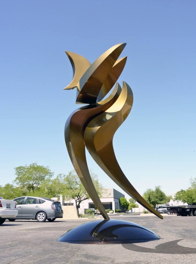 bronze Dancer sculpture