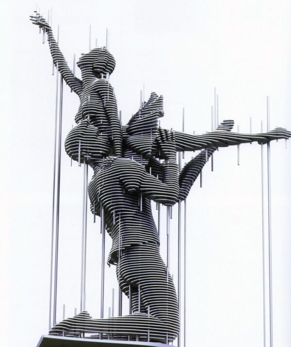 metal dancing sculpture 2
