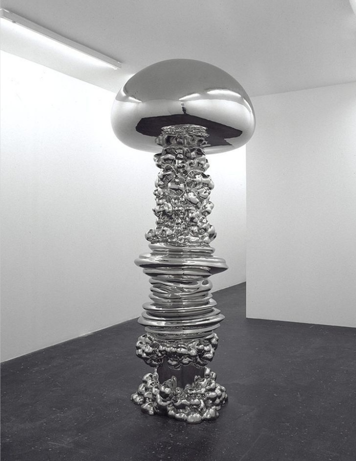 stainless steel bubble sculpture