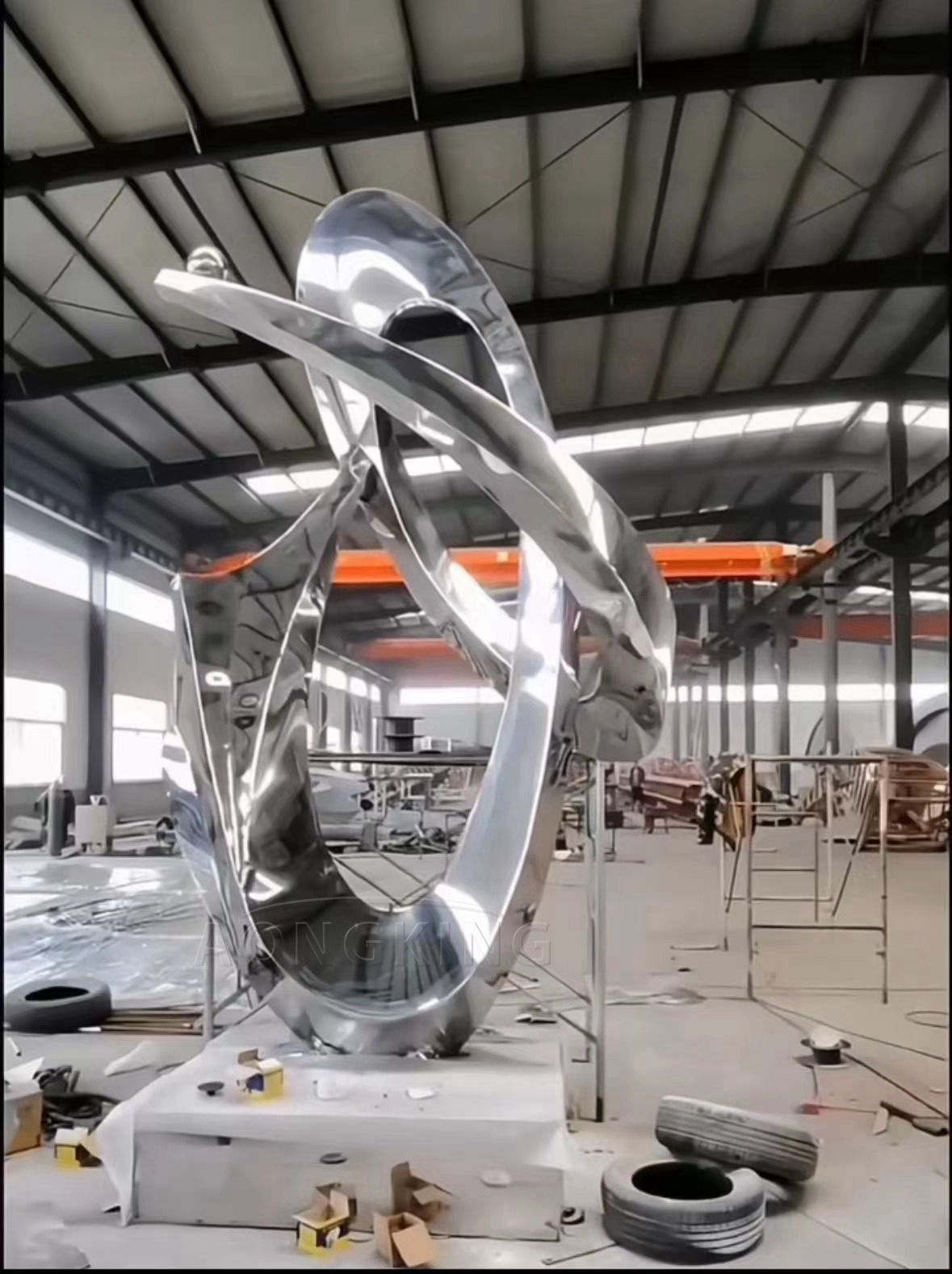 stainless steel Academic Sculpture
