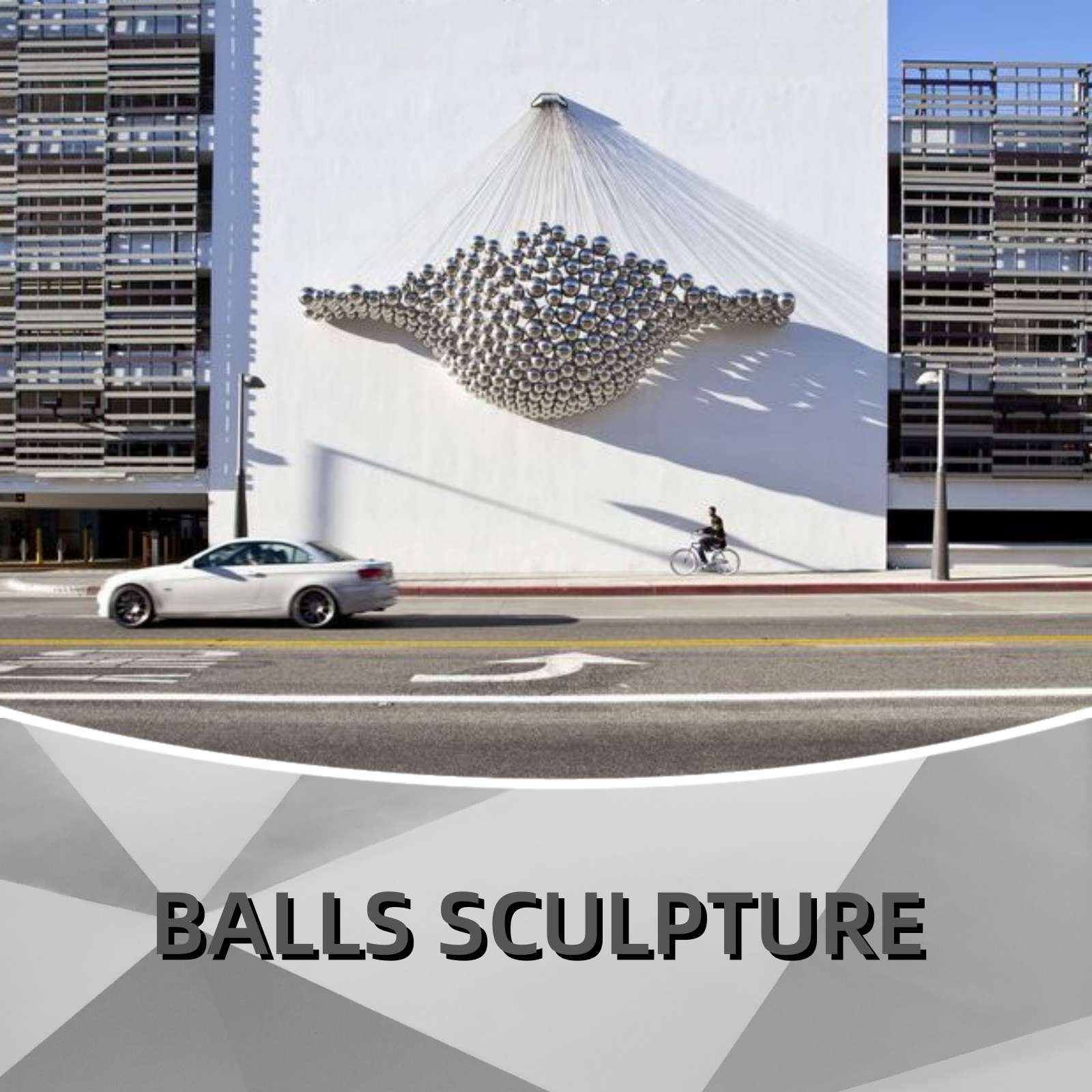 contemporary wall balls sculptures