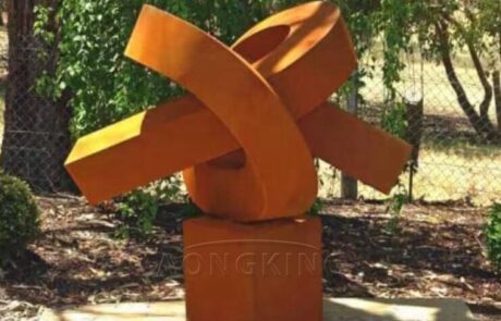 corten steel parkland sculpture