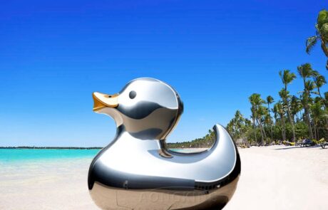 duck artwork sculpture