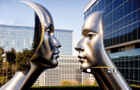 face to face sculpture