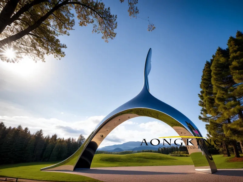 stainless steel Arch sculpture