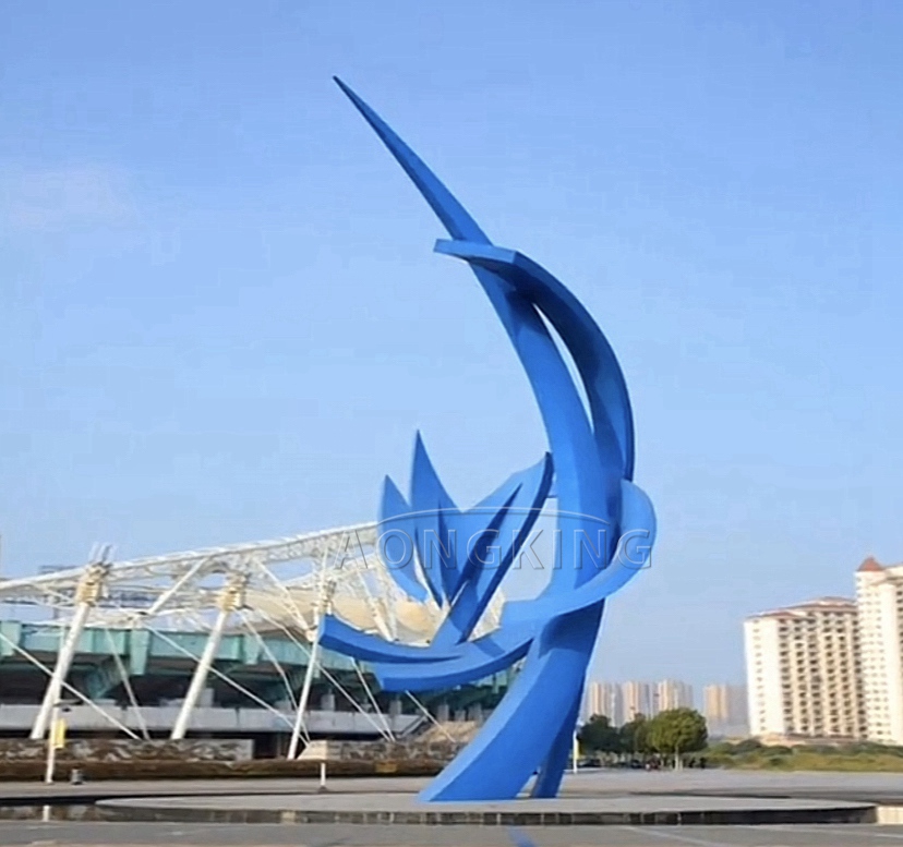 Blue enterprise sculpture for sale