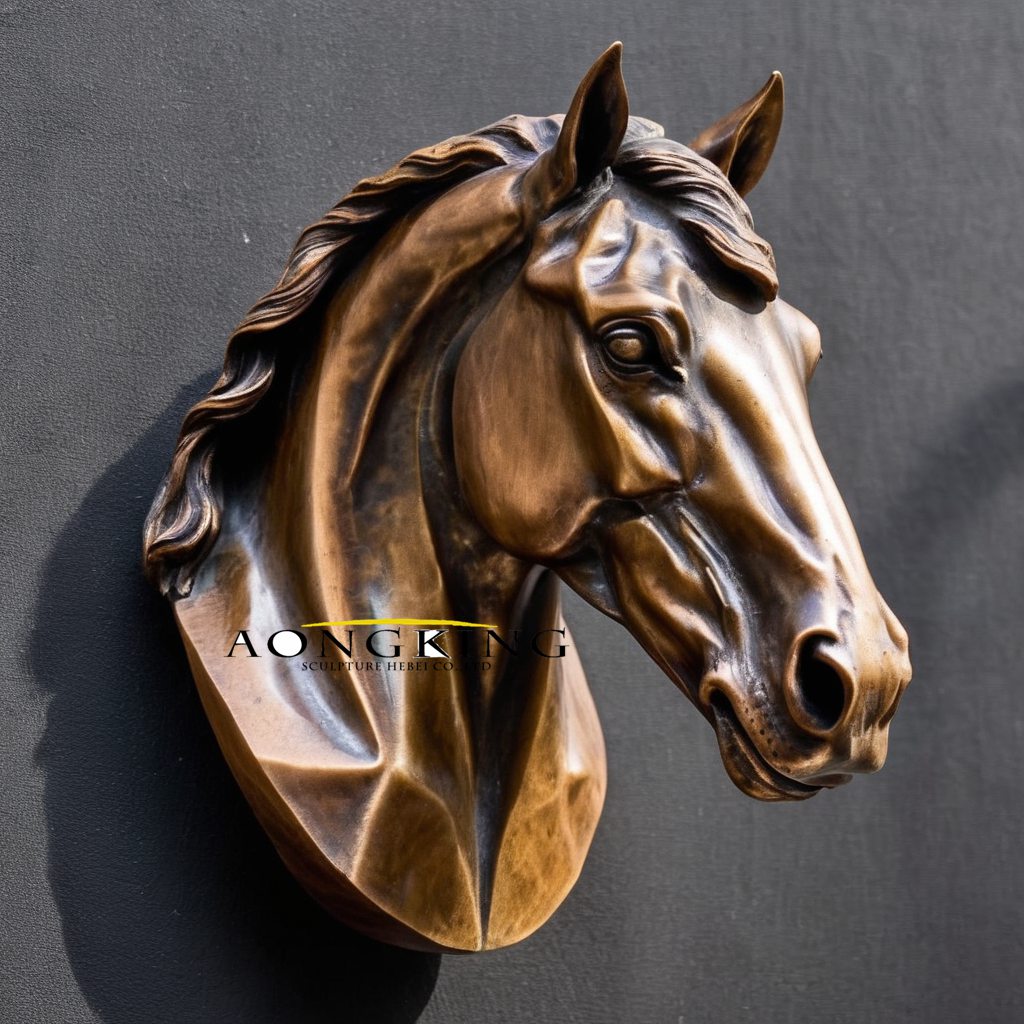 Artemision Bronze Thoroughbred horse head