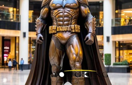 Bronze Dark Knight batman sculpture