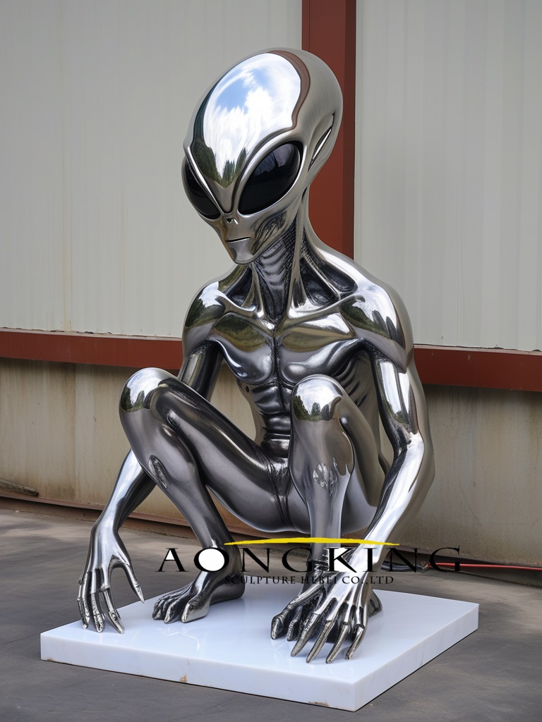 intergalactic race alien statue for sale