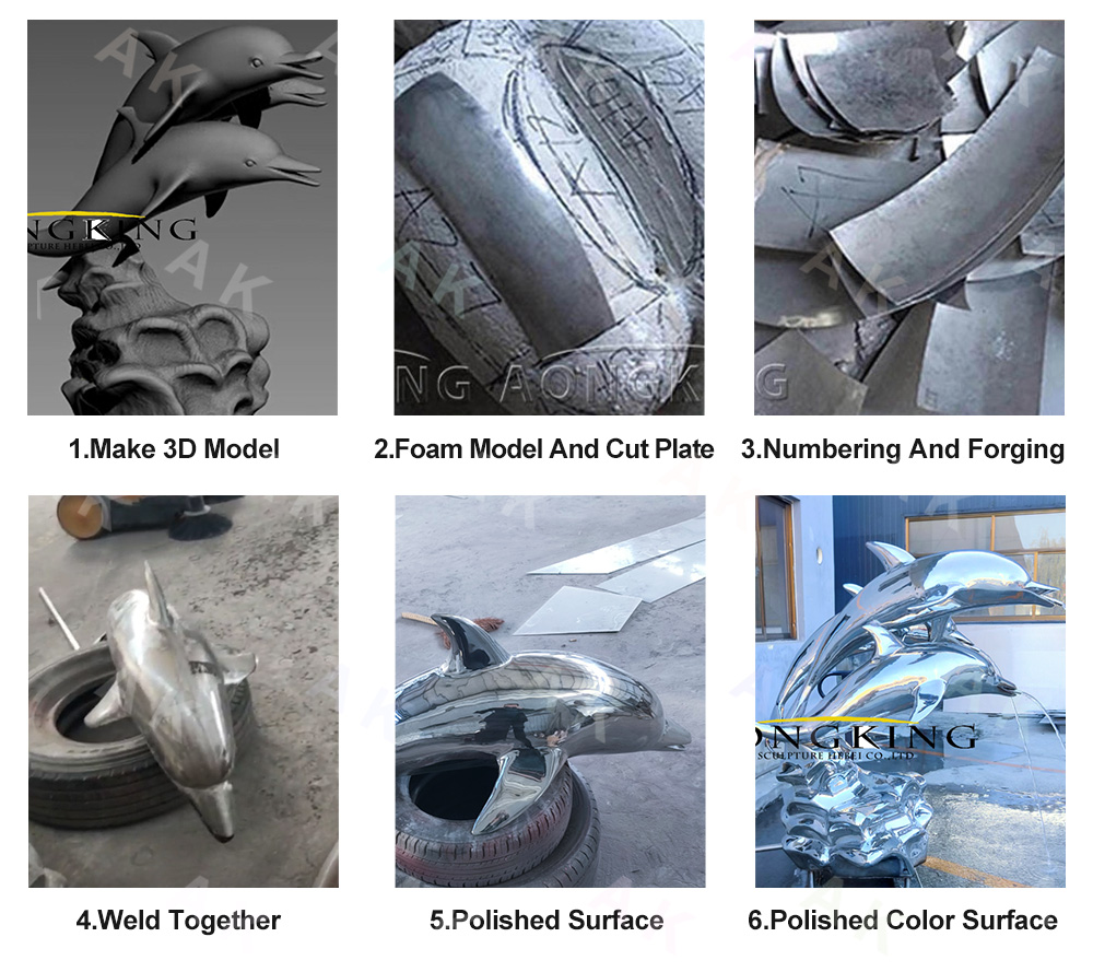 stainless steel sculpture production process